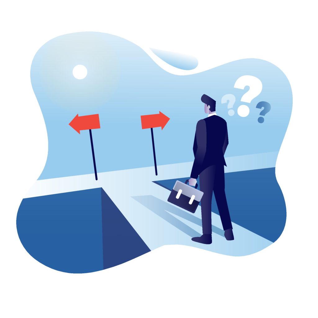 bussiness-strategy-people-choosing-the-right-path-vector