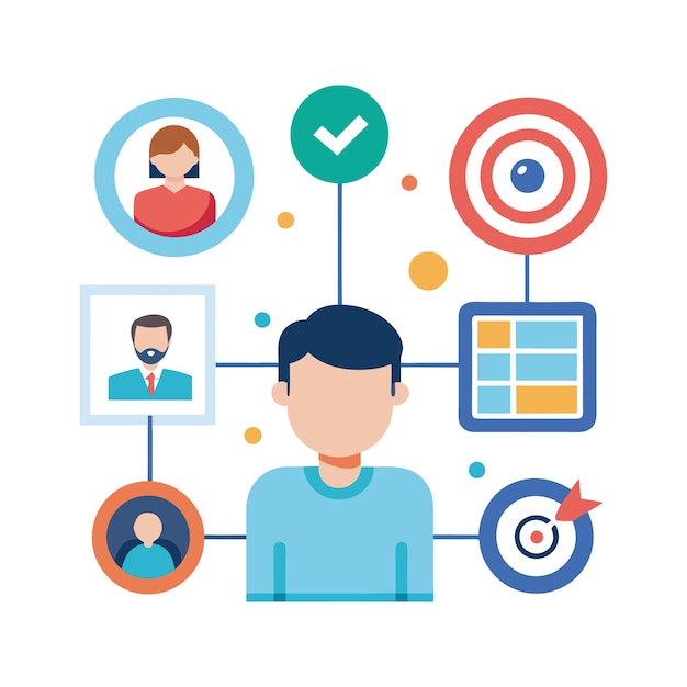 vector-targeted-segmentation-personalization-flat-minimalistic-illustration_517472-2972