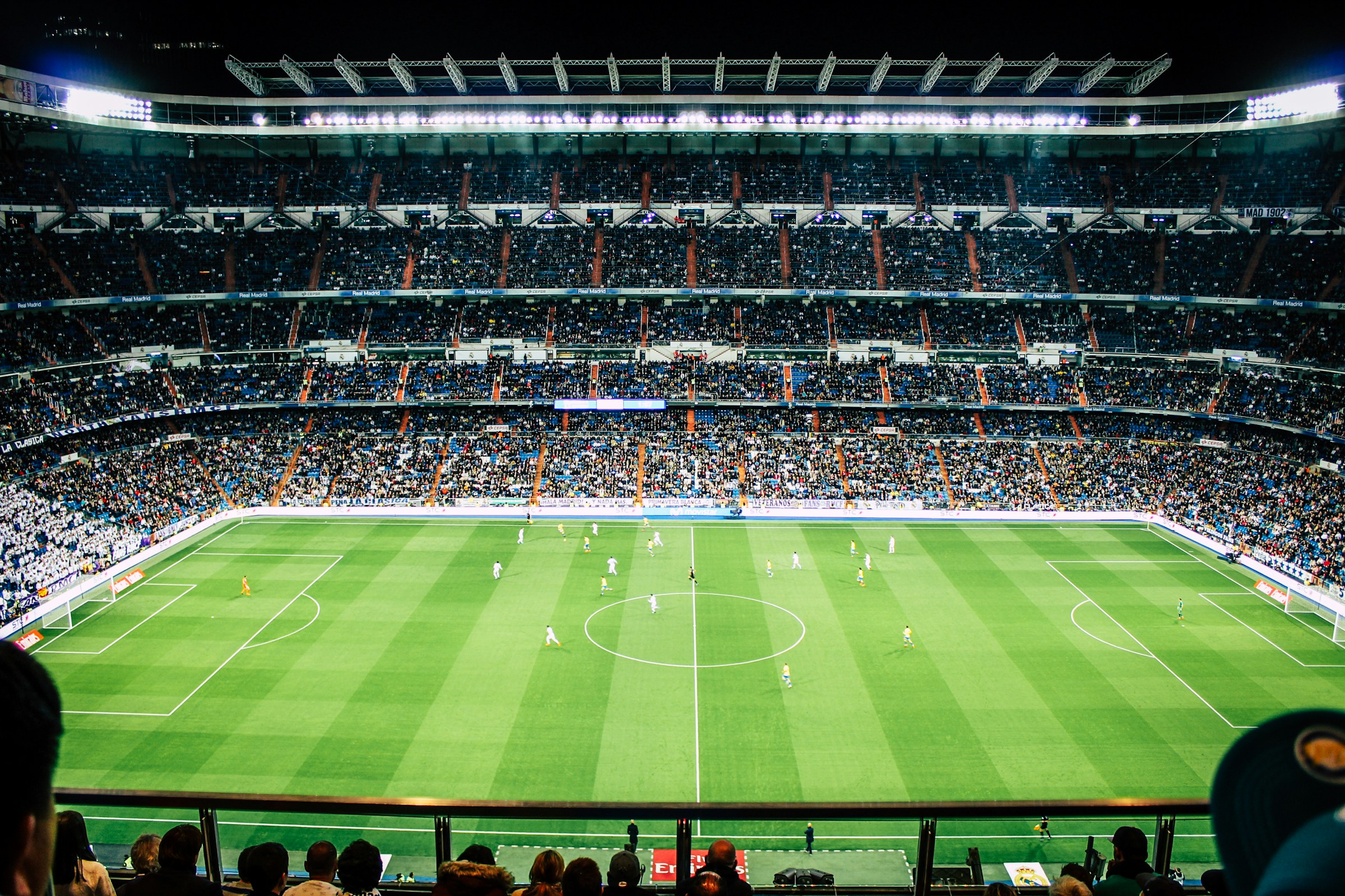 Sports stadium and crowd A packed sports stadium during a live match